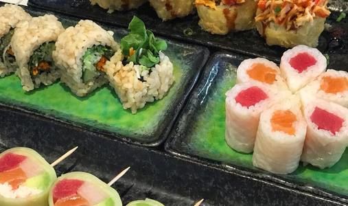 Blue c sushi food